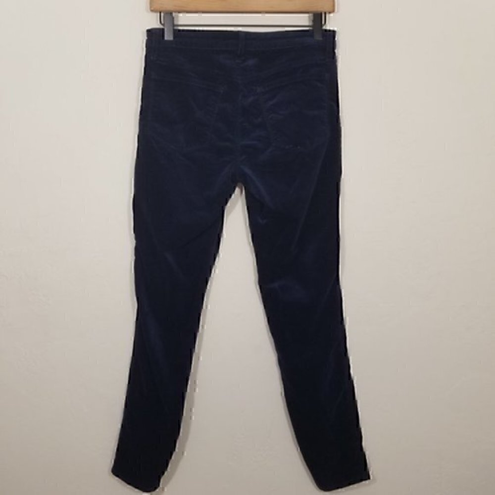 J Brand ZION Blue Velour Velvet Stretch‎ Jeans Size 28 - Picture 6 of 9